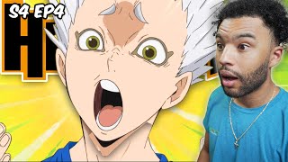 THESE NEW CHARACTERS ARE TUFF  Haikyuu Season 4 Episode 4 Reaction [upl. by Adnohsal733]