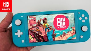 OlliOlli World Nintendo Switch LITE Gameplay [upl. by Ardnassela]