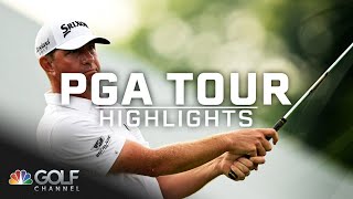 PGA Tour Highlights 2023 Wyndham Championship Round 4  Golf Channel [upl. by Favin]