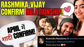 Rashmika Mandana  Vijay Deverakonda Finally Open Up About Their Relationship Marriage in April [upl. by Ylrevaw]