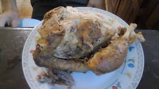 Eating a Whole Turkey ASMRMukbang [upl. by Nylqcaj]