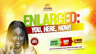 ENLARGED YOU HERE NOW  PASTOR BISOLA BADEJO  15102023 [upl. by Kemble373]