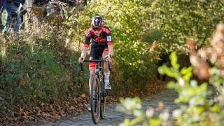 Koppenbergcross Oudenaarde CyclocrossWomens 2022 MIX Fem van Empel [upl. by Ahsinahs]