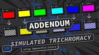 Correcting Protanopia using Impossible Colors VR  Addendum [upl. by Querida]