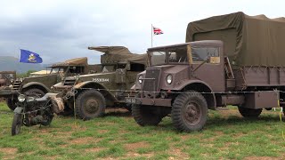 Welland Steam Rally 2024 Military Vehicles [upl. by Orsini127]