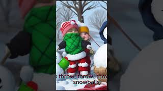 Winter Song Fun in the Snow  Nursery Rhymes amp Kids Songs fruitssong kids childrenssongs [upl. by Ecyob]