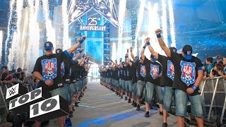 20 Greatest WrestleMania Entrances WWE Top 10 Special Edition [upl. by Yddeg703]