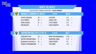 Orpington Ocelots CC 1st XI v Bromley Common CC 3rd XI [upl. by Sone121]