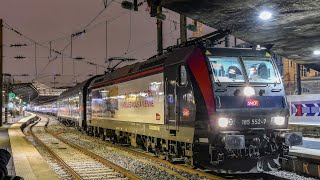 Départ du train de nuit Paris  Vienne [upl. by Thynne390]