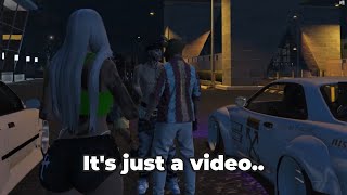 Camera Surveillance Man Visits Vivid RP  Funny GTA RP Clips  gtarpclips vividrp fivemrp [upl. by Faxan]