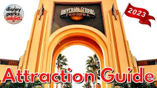 Universal Studios Florida ATTRACTION GUIDE  All Rides  Shows  2023  Universal Orlando Resort [upl. by Roee158]