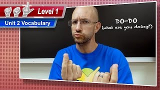 Unit 2 Vocabulary  ASL Level 1  American Sign Language [upl. by Jory]