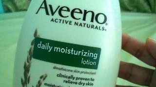 FAST REVIEW Aveeno Daily Moisturizing Lotion [upl. by Namhar817]