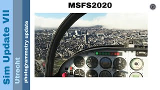 Flight Simulator 2020  Sim Update VII  Photogrammetry Utrecht [upl. by Kazimir]