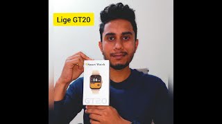 How to connect GT20 smart watch Review  Lige smart watch 2022 [upl. by Nnairrek]