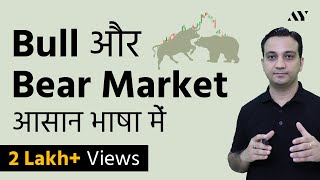 Bull Market amp Bear Market  Explained in Hindi [upl. by Lehsar214]