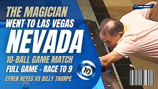 ⭐ Efren Reyes Full Game in Las Vegas 10Ball Match Race to 9 billiards pool sports tour efrenreyes [upl. by Womack]