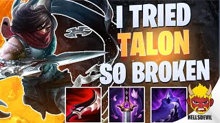 WILD RIFT  I TRIED TALON AND HE IS SO BROKEN  Challenger Talon Gameplay  Guide amp Build [upl. by Imat676]