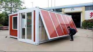 China Expandable container house 10 minutes one house [upl. by Scevor]