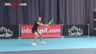 Tennis Forehand Basic Technique [upl. by Buchanan]