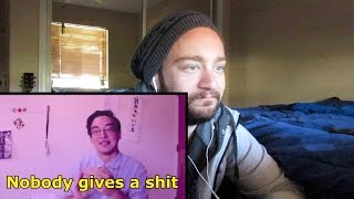 TV FILTHY FRANK Loser Reads Hater Comments 1 Reaction Video [upl. by Derdle]