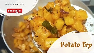 How to Make Potato Fry in Tamil  Urulai Kizhangu Varuval  Crispy Potato Recipes Viji14 [upl. by Covell818]