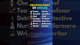 LAS OCUPACIONES EN INGLÉS  PARTE 1  OCCUPATIONS [upl. by Nelrah976]