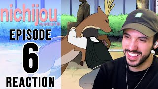 Nichijou Episode 6 Reaction  DEER VS PRINCIPAL [upl. by Ettevad]