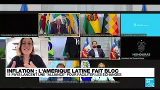 Onze pays dAmérique latine lancent une quotalliancequot contre linflation • FRANCE 24 [upl. by Eirene]