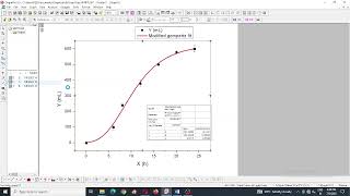 Create Edit amp Use of Gompertz equation in Originpro 85 [upl. by Nylhtiak]