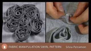 Fabric Manipulation Swirl Pattern [upl. by Guildroy]