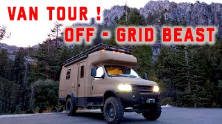 4x4 Van Tour  Custom Adventure RV Starflyte 20  4WD RV [upl. by Hanad264]