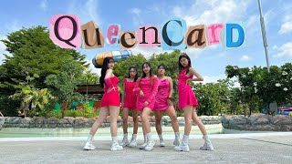 KPOP IN PUBLIC 여자아이들 GIDLE  QUEENCARD  Dance Cover by LUGIA from THAILAND [upl. by Aihtennek450]