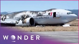 Real Footage Of Asiana 214 Crashing Into The Runway  World’s Worst Flights  Wonder [upl. by Ynnob]