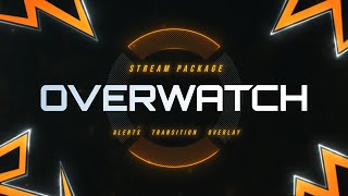 Overwatch Twitch Overlay and Alerts Stream Package for OBS [upl. by Ennaear]