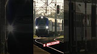 IC MALCZEWSKI wjazd do Katowic dc train kolej pociągi railway foryou fyp fypagevideo pkp [upl. by Berke]