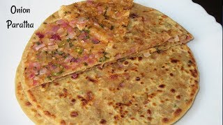 Onion Paratha recipe  Pyaz ka paratha  Easy breakfast recipe  Flavours Of Food [upl. by Nikolai]