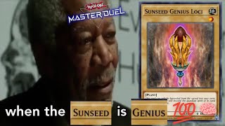 WHEN THE SUNSEED IS 100 GENIUS and destroy a Swordsoul in Yugioh Master Duel [upl. by Perot]