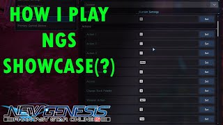 PSO2NGS A walkthrough of my keybindings how I play NGS [upl. by Meletius]