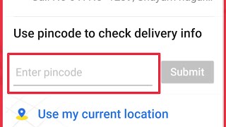 How To Use Pincode to check delivery info Flipkart problem solve [upl. by Ayrad]