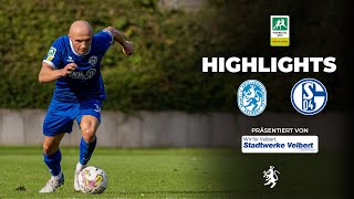 SSVg Velbert 02 vs FC Schalke 04 U23 – Highlights amp Tore  Regionalliga West [upl. by Annayk]