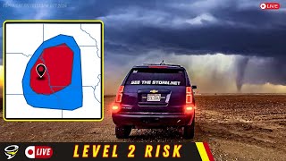 LIVE WEATHER Strong Storms Expected Near Omaha  Storm Chaser [upl. by Tnecnev]