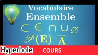 Cours Vocabulaire des ensembles • élément appartient inclus partie PE Cardinal A∩B A∪B ∅ [upl. by Ggerg]