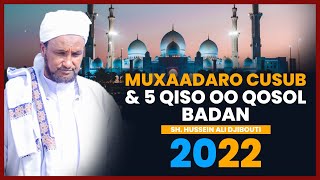 Muxaadaro cusub iyo 5 qiso oo qosol badan ᴴᴰ┇Sh Hussein Ali Djibouti 2022 [upl. by Clare28]