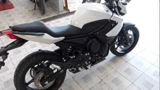 Yamaha XJ6 N 2013  Saindo da concessionária [upl. by Ogawa533]