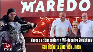 Maredo und sonnenklartv Steakhaus VIPOpening [upl. by Ybab918]