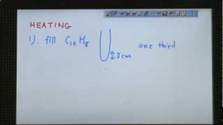 SPM Chemistry Heating amp Cooling of Naphthalene Experiment [upl. by Haek]