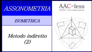 Assonometria Ortogonale Isometrica 2  Metodo indiretto [upl. by Dranal31]