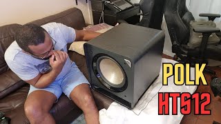 SUBWOOFER POLK AUDIO HTS12 UMBOXING 2023 ACHO QUE EXAGEREI NO TAMANHO [upl. by Zerelda]