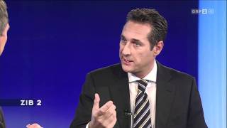 Strache quotWie sind die neuen Judenquot ZIB2 Interview mit Armin Wolf [upl. by Yreneh]